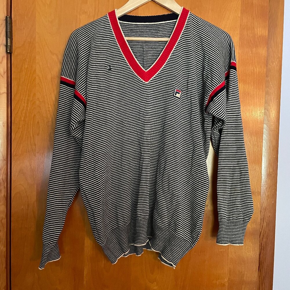 Vintage 70's Fila Striped Sweater
